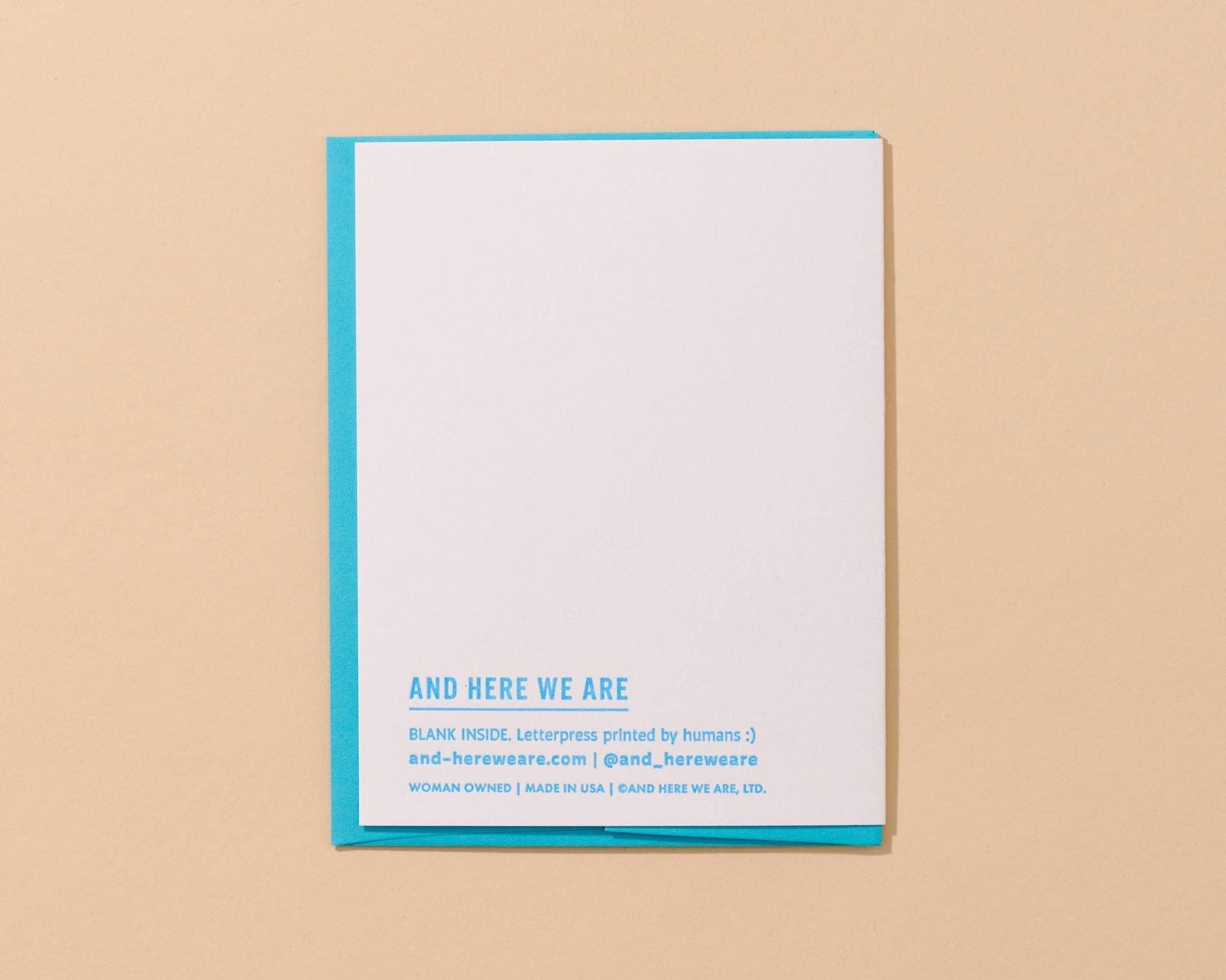 Piece of Work of Art Letterpress Mother's Day Card - Made in USA - PMA Store at the Portland Museum of Art, Maine