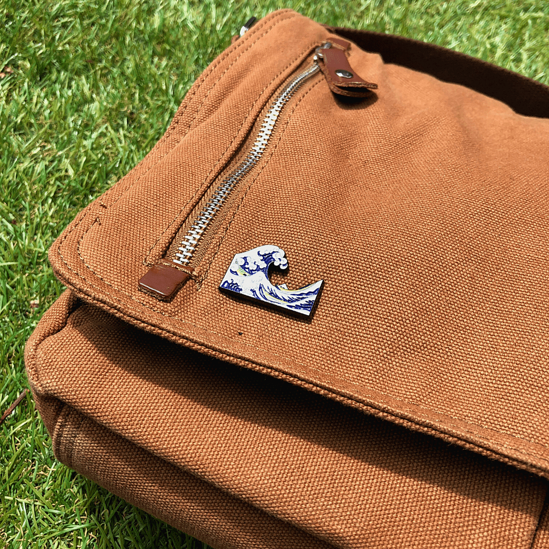 Today is Art Day - Pin - Great Wave - Hokusai - PMA Store at the Portland Museum of Art, Maine