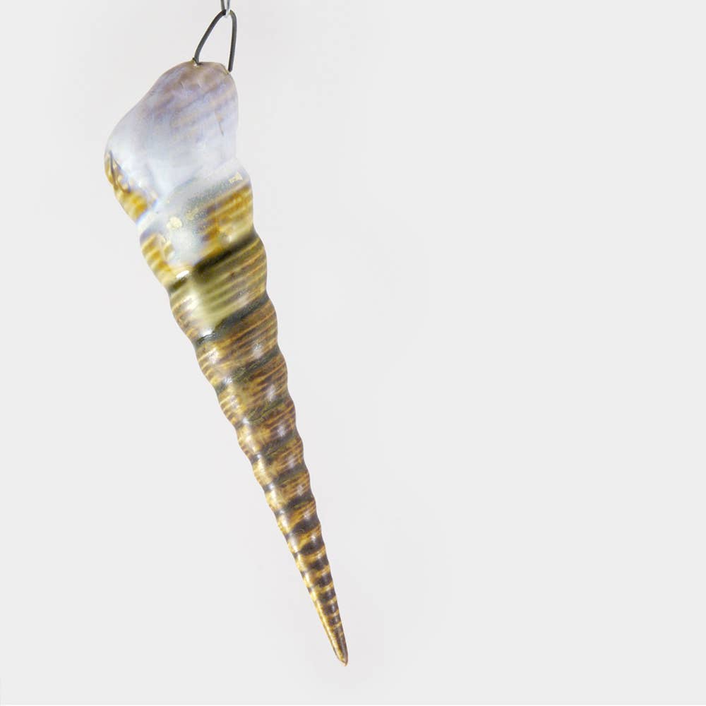 Alison Evans Ceramics - Spiral Ornament: Seafoam