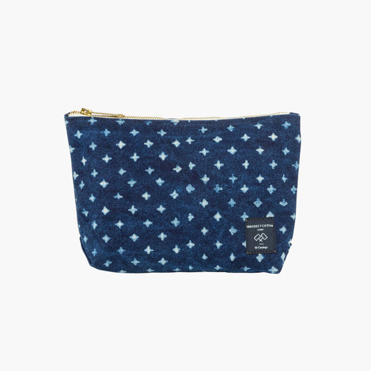 IMMODEST COTTON - Sardine Pouch | Indigo Cross - PMA Store at the Portland Museum of Art, Maine