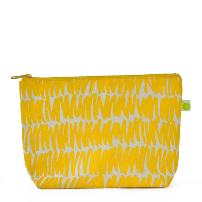 Travel Pouch Large: Cheetah Citron - PMA Store at the Portland Museum of Art, Maine