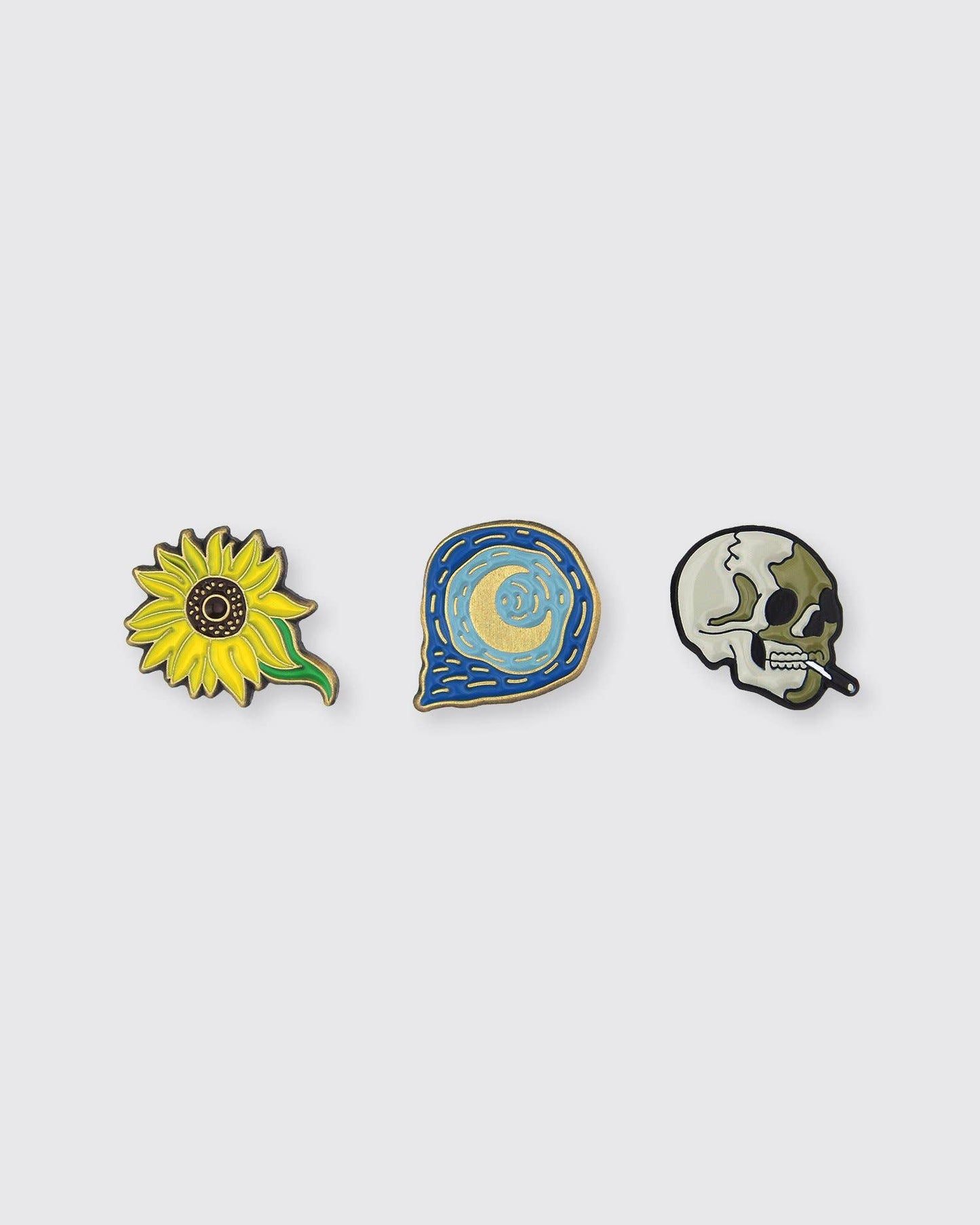 Vincent van Gogh (Set of 3) • Enamel Pins - PMA Store at the Portland Museum of Art, Maine