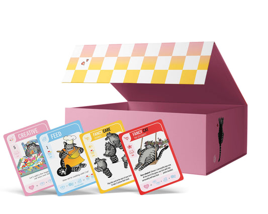 Pomegranate - B. Kliban CatCare: A Feline-Befriending Card Game - PMA Store at the Portland Museum of Art, Maine