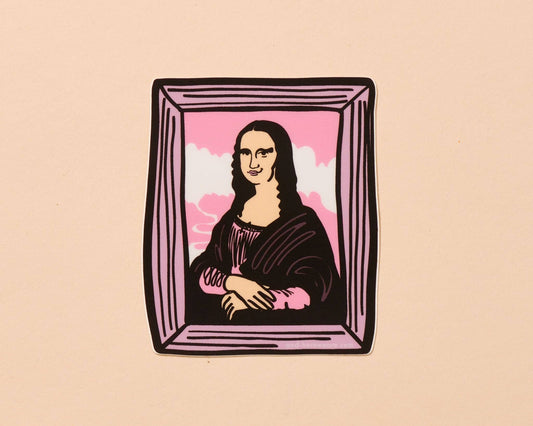 Mona Lisa Vinyl Sticker- Made in USA - PMA Store at the Portland Museum of Art, Maine