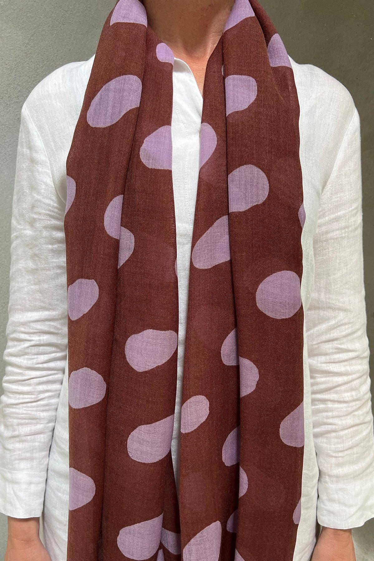 Wool Scarf: Field Indigo - PMA Store at the Portland Museum of Art, Maine