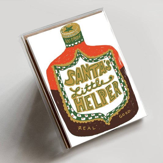 Hammerpress - Santa's Little Helper *FOIL* boxed set - PMA Store at the Portland Museum of Art, Maine