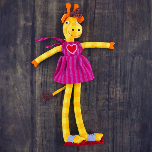 Doll Gigi the Giraffe: Default Title - PMA Store at the Portland Museum of Art, Maine