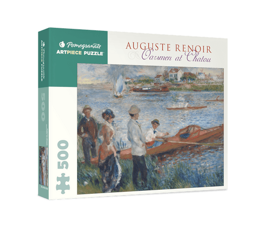 Pomegranate - Auguste Renoir: Oarsmen at Chatou 500-piece Jigsaw Puzzle - PMA Store at the Portland Museum of Art, Maine