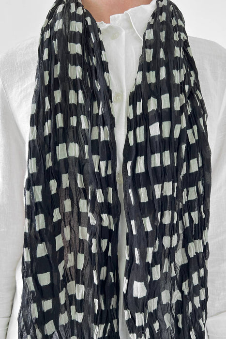 See Design - Cotton Scarf: Speck Fuchsia/Orange - PMA Store at the Portland Museum of Art, Maine