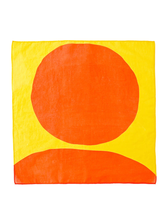 See Design - Cotton Bandana (5-Pack): BOP ORANGE/YELLOW - PMA Store at the Portland Museum of Art, Maine