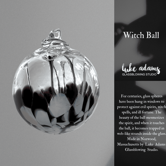 Luke Adams Glass - Witch Balls: A Good Luck Tradition: Small 3" - PMA Store at the Portland Museum of Art, Maine