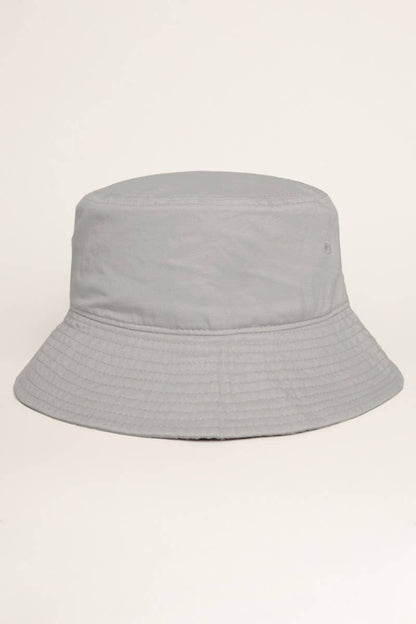 Fashion City - Solid Color Cotton Bucket Fisherman Hats: GREENTEA / S/M