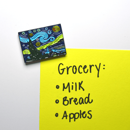 Today is Art Day - Magnet - Starry Night - Van Gogh - PMA Store at the Portland Museum of Art, Maine