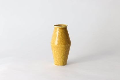 Elizabeth Benotti Ceramics - Everyday Pinched Vase: Striped - PMA Store at the Portland Museum of Art, Maine