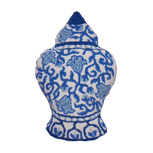 Peking Handicraft - Shaped Chinoiserie Vase Hook Pillow - PMA Store at the Portland Museum of Art, Maine