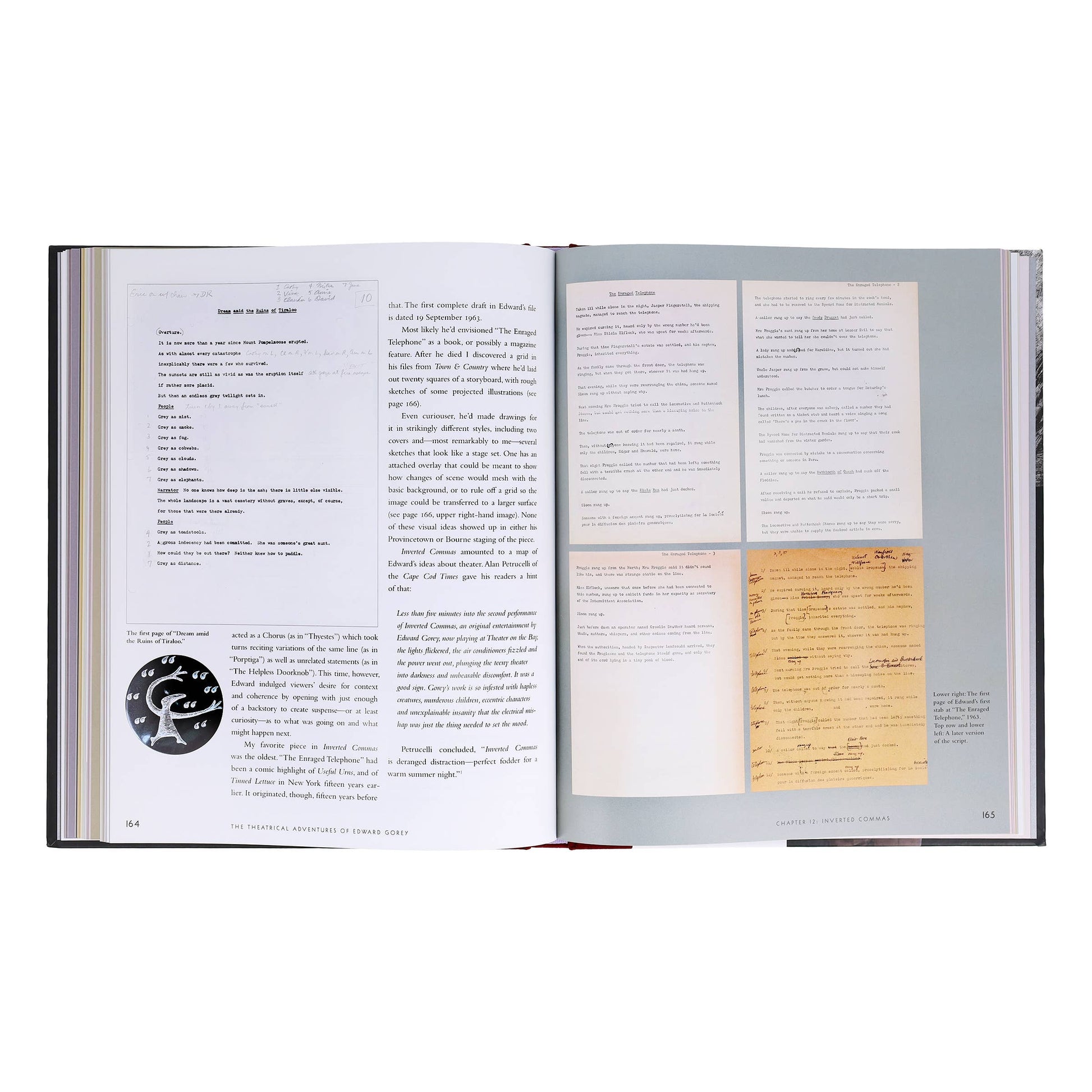 Chronicle Books - Theatrical Adventures of Edward Gorey - PMA Store at the Portland Museum of Art, Maine