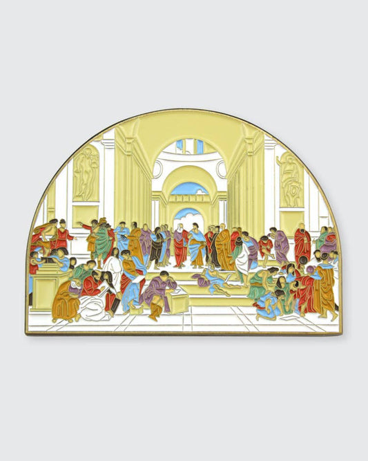 Pin Museum - The School of Athens • Enamel Pin