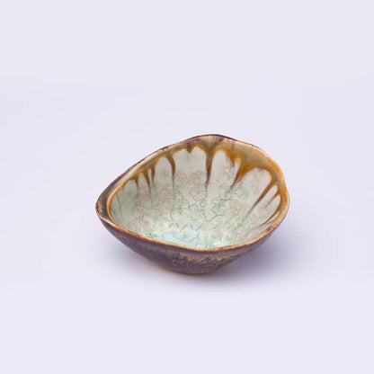 Alison Evans Ceramics - Oyster Sauce Bowl: Abalone & Tortoise