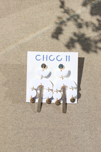 MIRANDA EARRINGS: Clay - PMA Store at the Portland Museum of Art, Maine