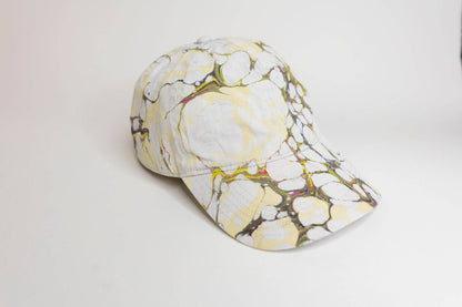 Tempered East - Marbled Dad Hat: Stone: Yellow