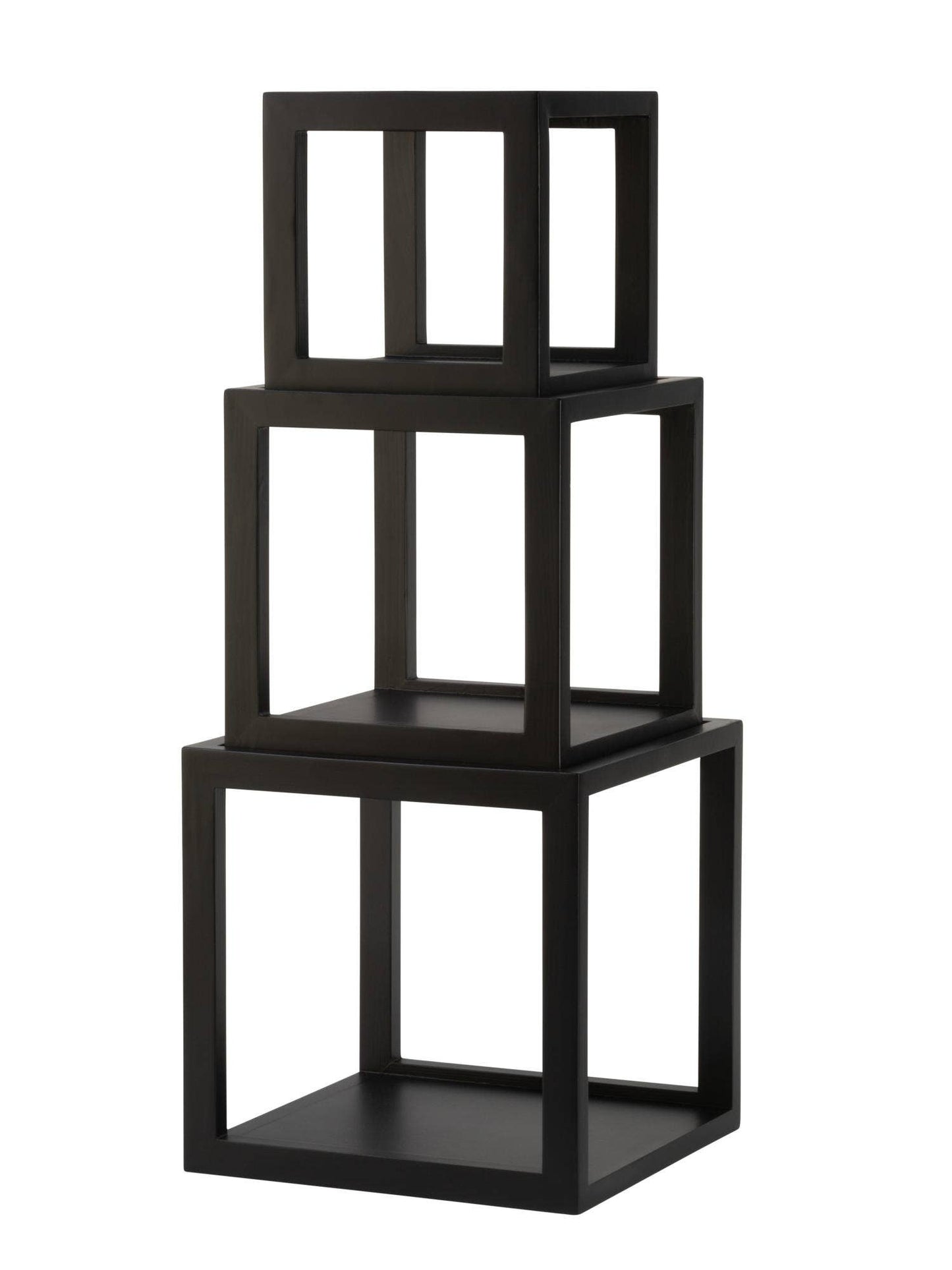 Wood Cube Risers in Set of 3 or Set of 6: White / 6 Cubes - PMA Store at the Portland Museum of Art, Maine