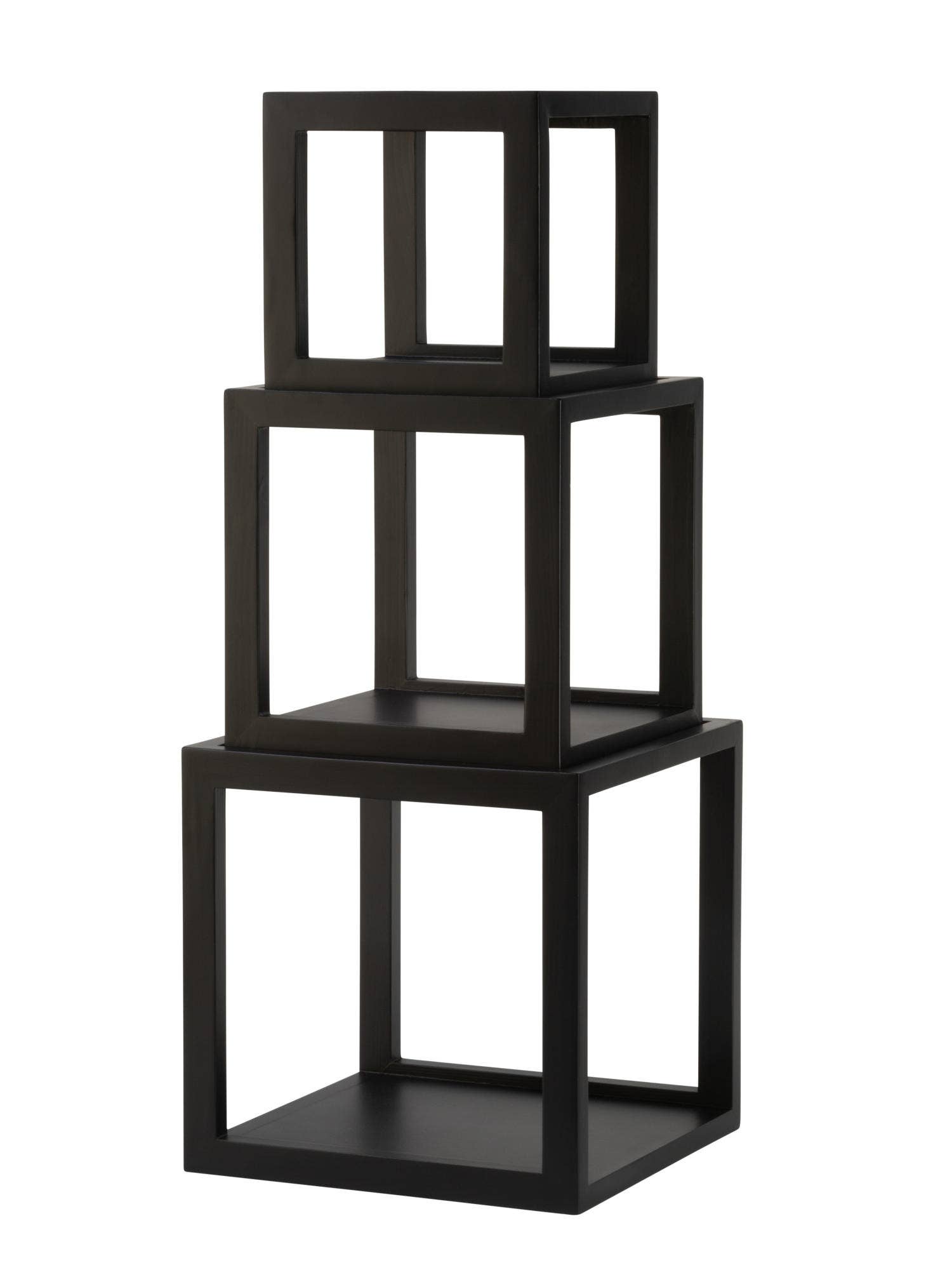 Wood Cube Risers in Set of 3 or Set of 6: White / 6 Cubes - PMA Store at the Portland Museum of Art, Maine