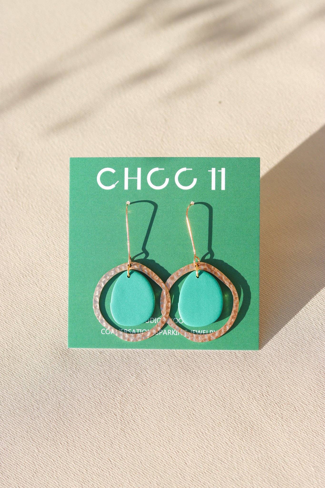 OLIVIA EARRING: Green Tea - PMA Store at the Portland Museum of Art, Maine