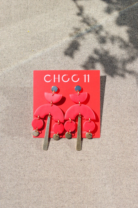 MIRANDA EARRINGS: Clay