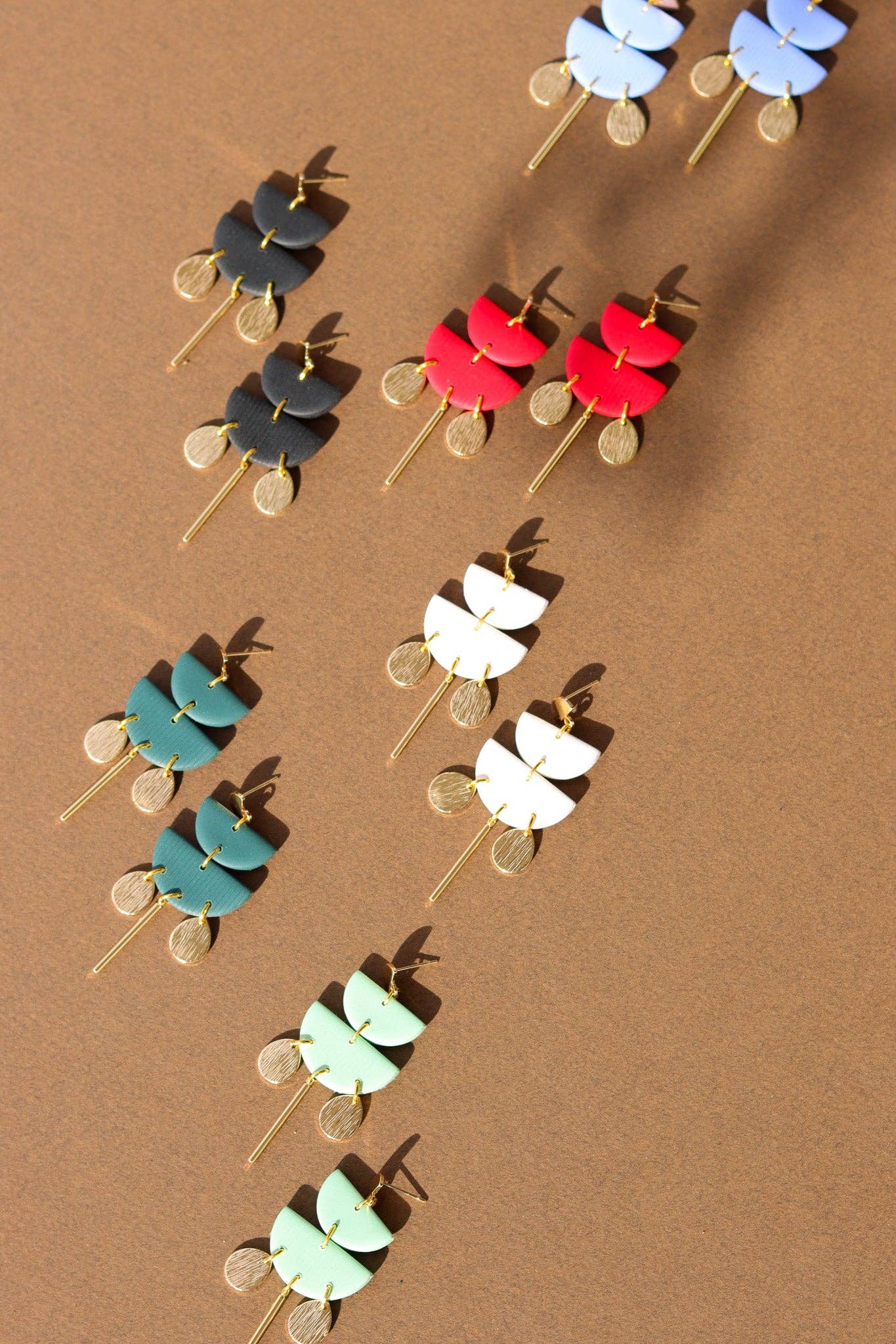 KAYLA EARRINGS // GOLD TONE: Hydrangea - PMA Store at the Portland Museum of Art, Maine