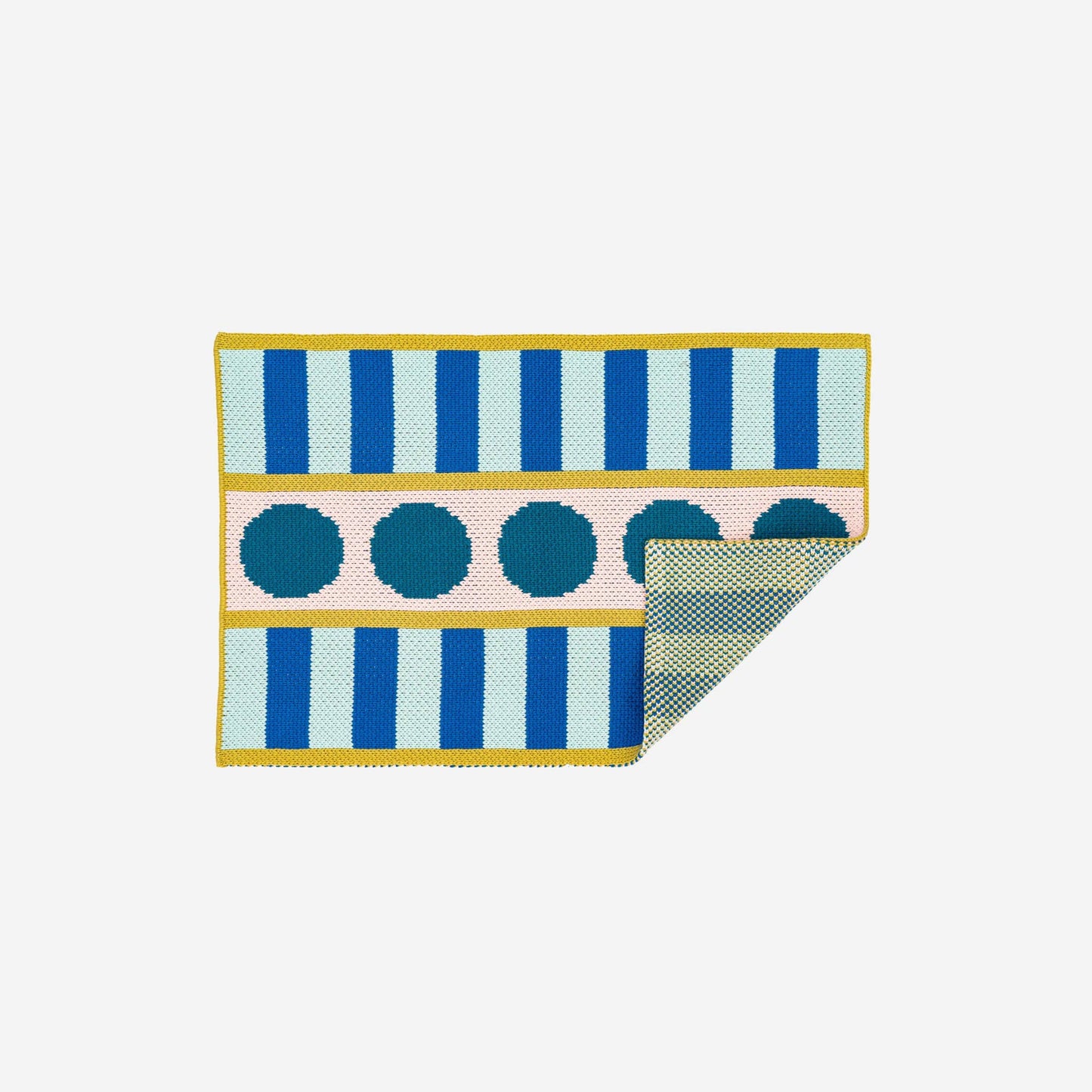 VERLOOP | knits - Stripe Dot Mini Rug: Ruby