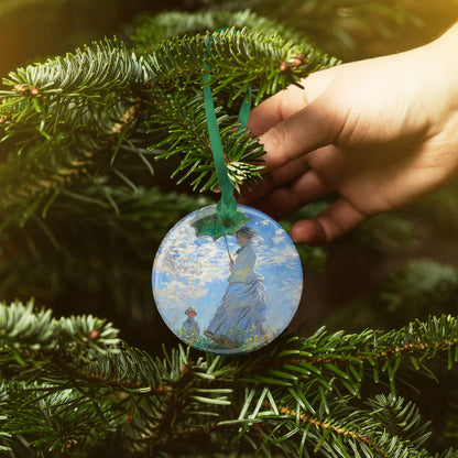 Monet "Woman with Parasol" Keepsake Ornament - PMA Store at the Portland Museum of Art, Maine