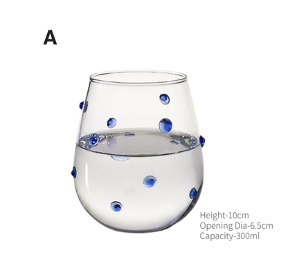 Candy Color Dots Glass Cup: B - PMA Store at the Portland Museum of Art, Maine