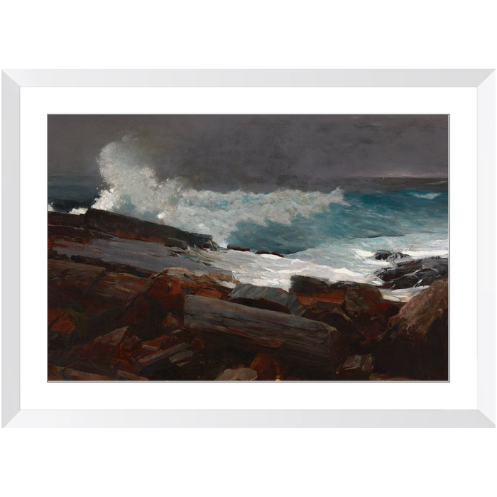 Weatherbeaten by Winslow Homer Premium Framed Print