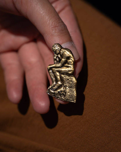 Pin Museum - The Thinker • Enamel Pin - PMA Store at the Portland Museum of Art, Maine