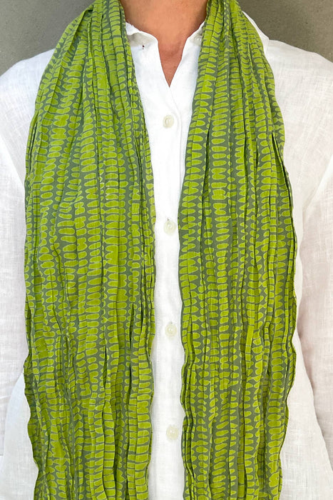 See Design - Cotton Scarf: Speck Fuchsia/Orange - PMA Store at the Portland Museum of Art, Maine