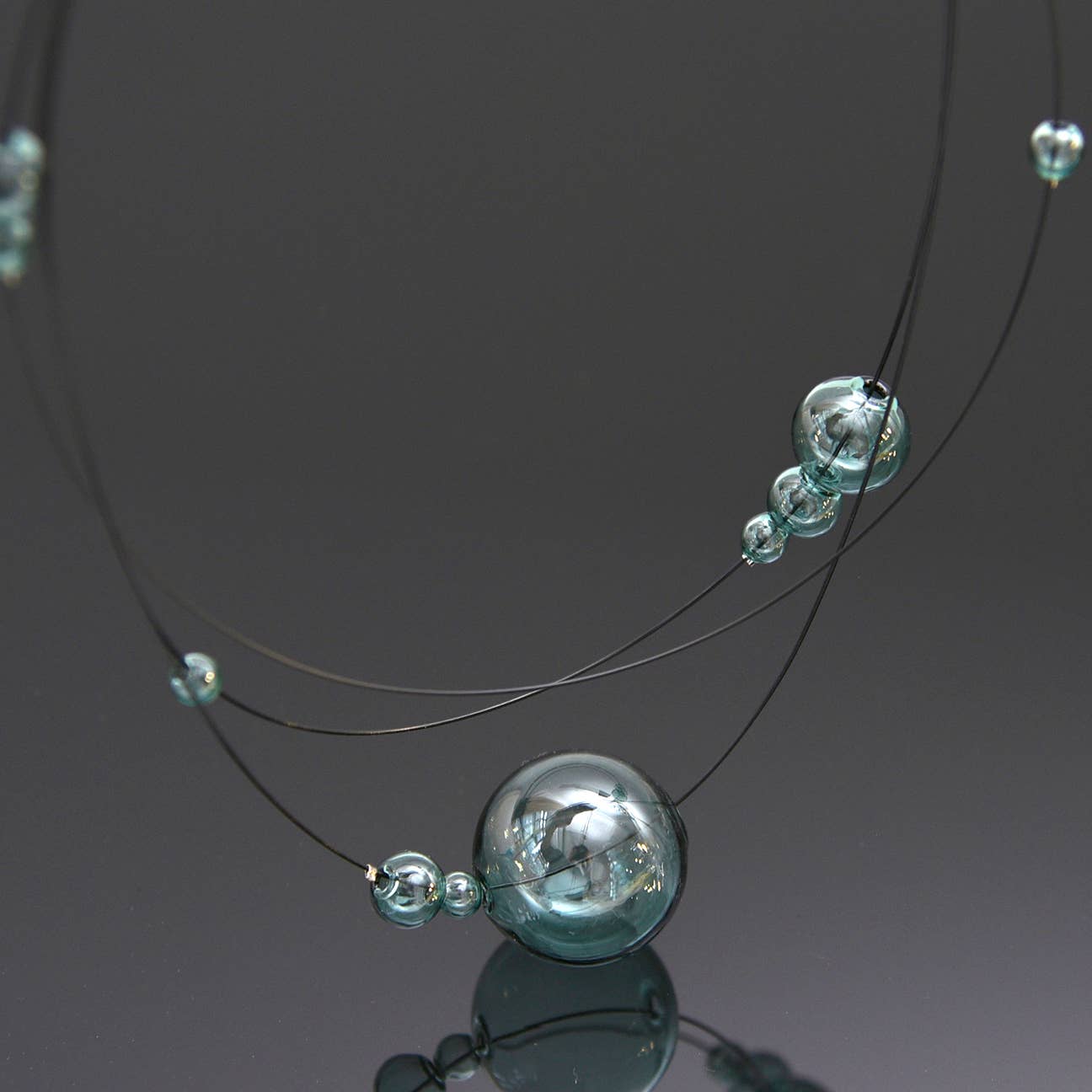 Pursuits - Cumulus Necklace: Gold Grey