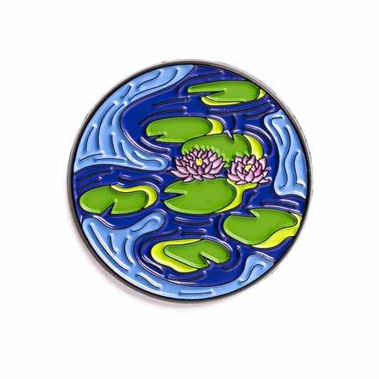 Today is Art Day - Pin - Water Lilies - Evening Effect - Monet - PMA Store at the Portland Museum of Art, Maine