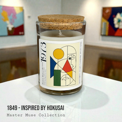 The Scented Palette - Blackberry Saffron Picasso-Inspired Art Candle — 1973: Candle