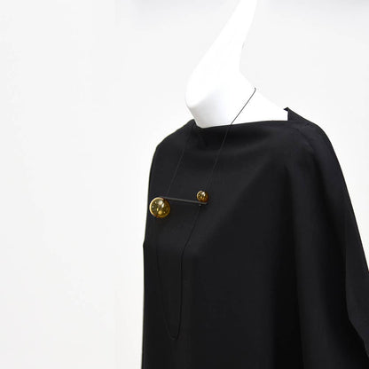 Pursuits - Abacus Necklace: Black Dijon