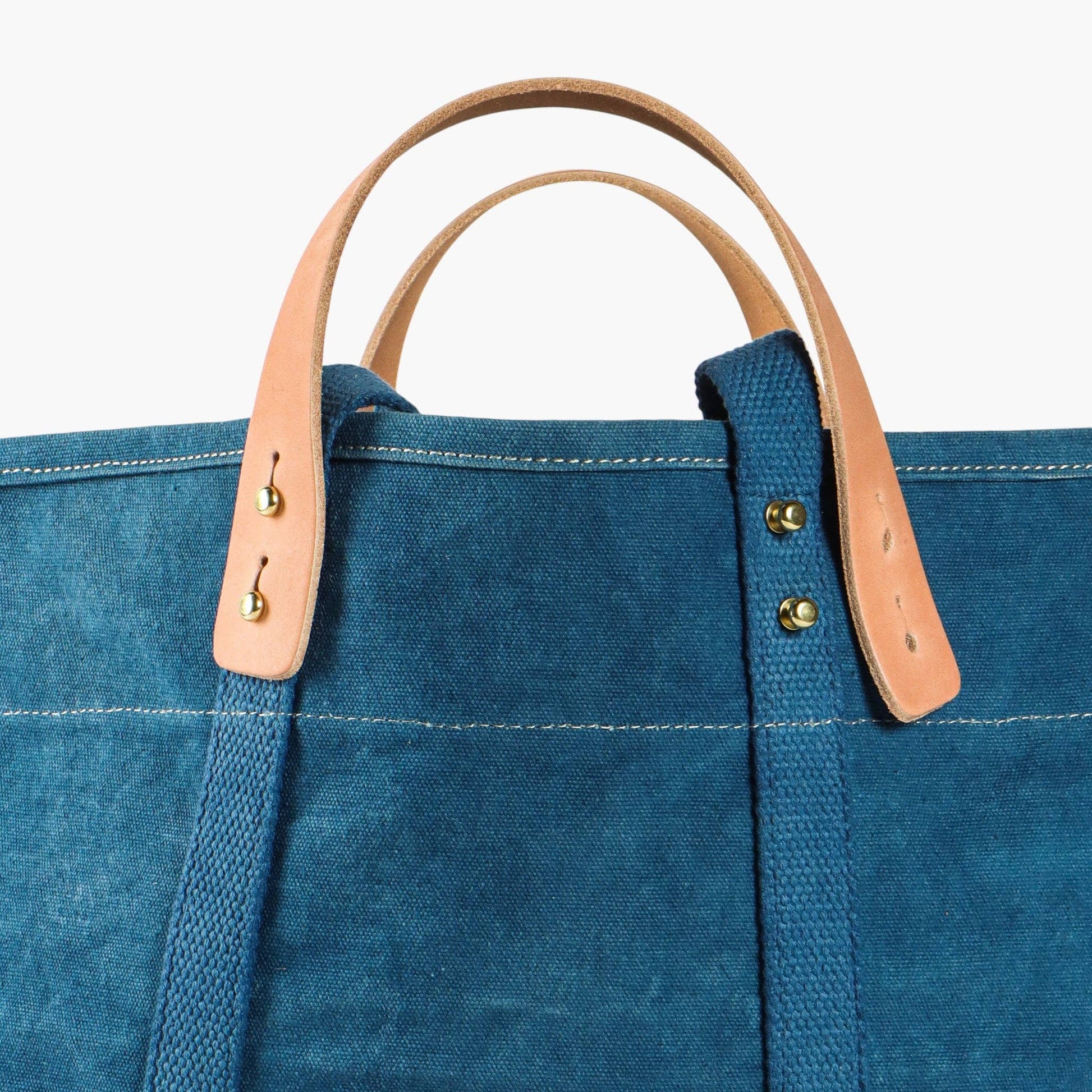 IMMODEST COTTON - Small East West Tote | Indigo - PMA Store at the Portland Museum of Art, Maine
