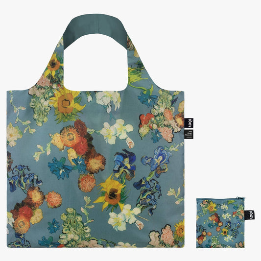 VAN GOGH MUSEUM Blue Flower Recycled Bag - PMA Store at the Portland Museum of Art, Maine