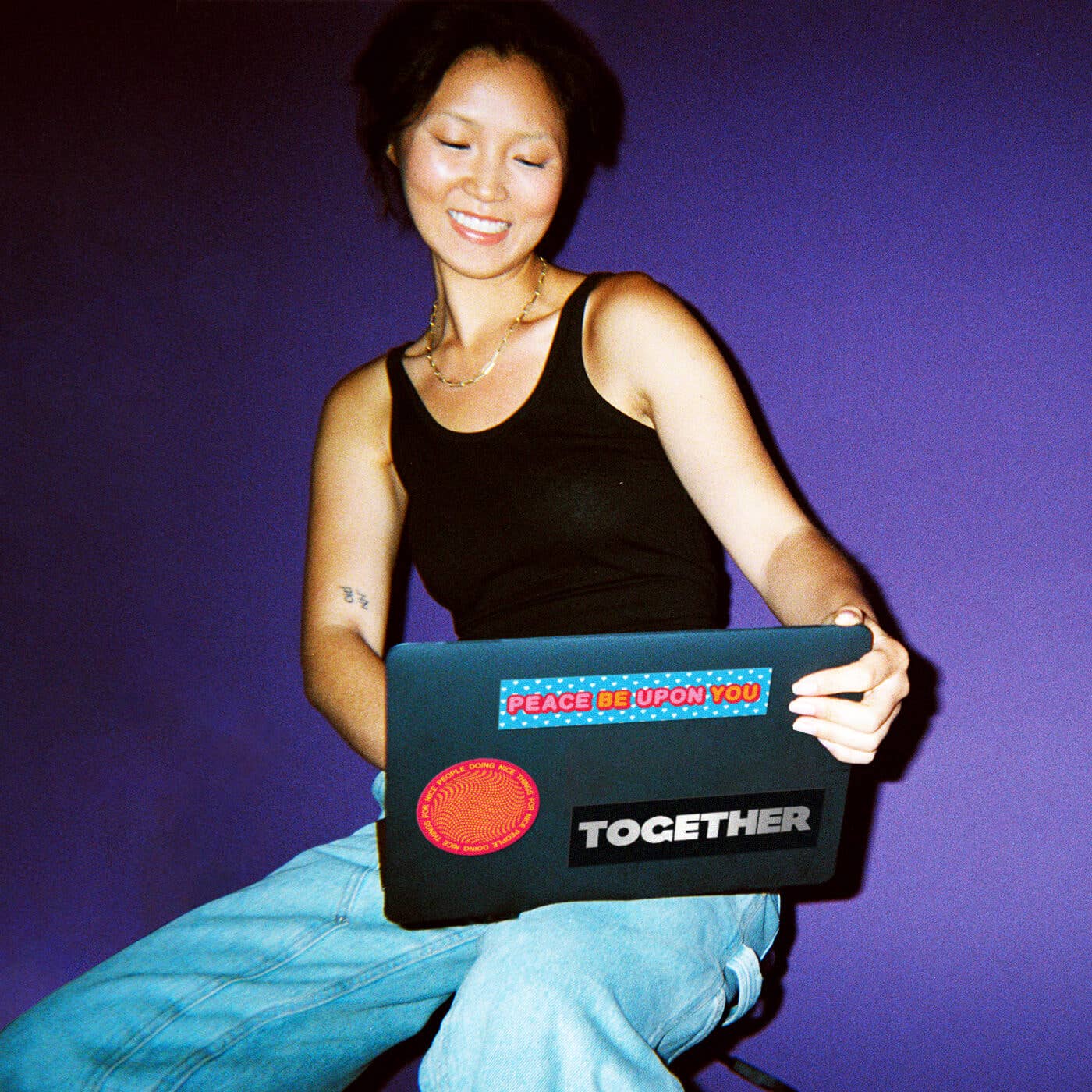 Apply Stickers - Nice People > Nice Things by Oliver Payne - Die-Cut Sticker - PMA Store at the Portland Museum of Art, Maine