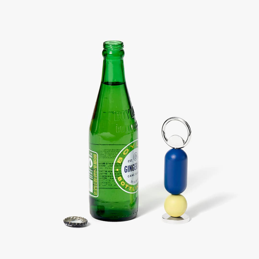 Abaco Bottle Opener: Red/Green/Blue - PMA Store at the Portland Museum of Art, Maine