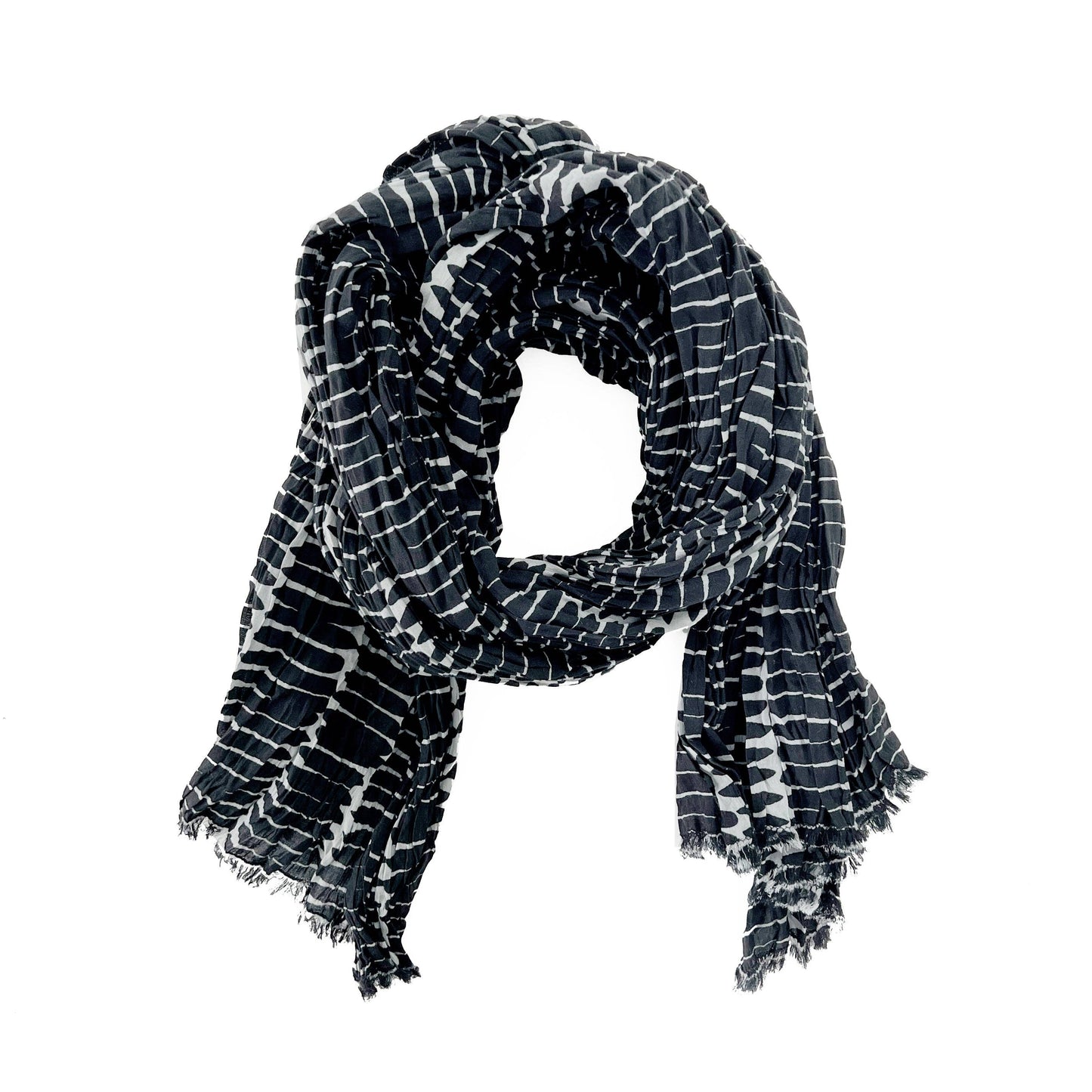 See Design - Cotton Scarf: Spots Red/Mustard