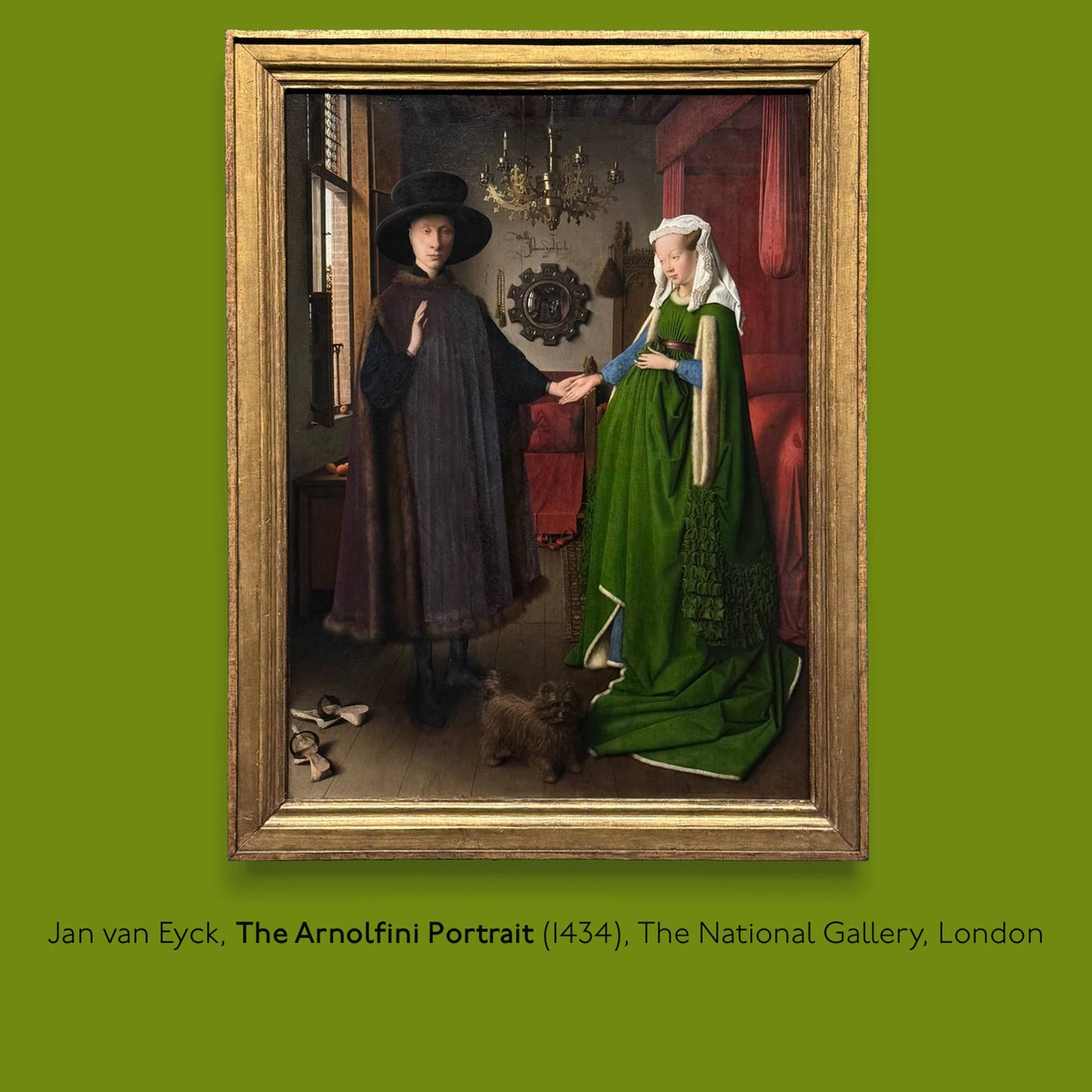 "Congrats, you two" (van Eyck) A6 wedding card: Recycled white envelopes - PMA Store at the Portland Museum of Art, Maine