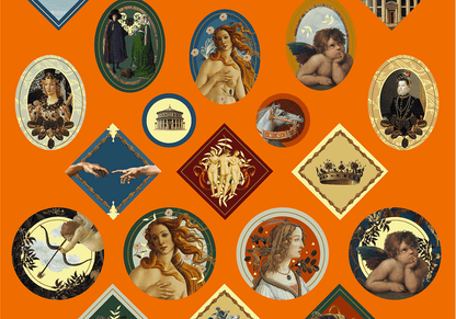 Today is Art Day - Stickers Renaissance by Mon Petit Art - PMA Store at the Portland Museum of Art, Maine