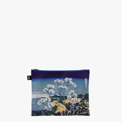 KATSUSHIKA HOKUSAI Recycled Zip Pockets - PMA Store at the Portland Museum of Art, Maine