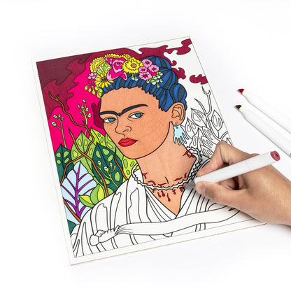 Today is Art Day - Coloring Book - Frida Kahlo - PMA Store at the Portland Museum of Art, Maine