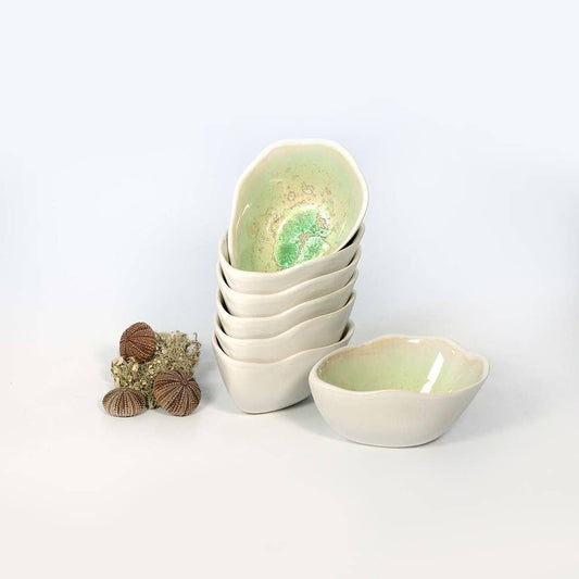 Alison Evans Ceramics - Oyster Desert Bowl: Seafoam - PMA Store at the Portland Museum of Art, Maine