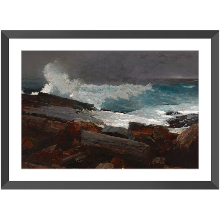 Weatherbeaten by Winslow Homer Premium Framed Print